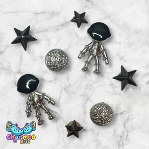 2. Astronaut Croc Charm Set